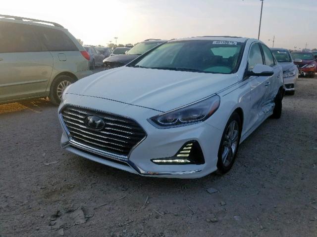 5NPE34AF3JH648394 - 2018 HYUNDAI SONATA SPO WHITE photo 2