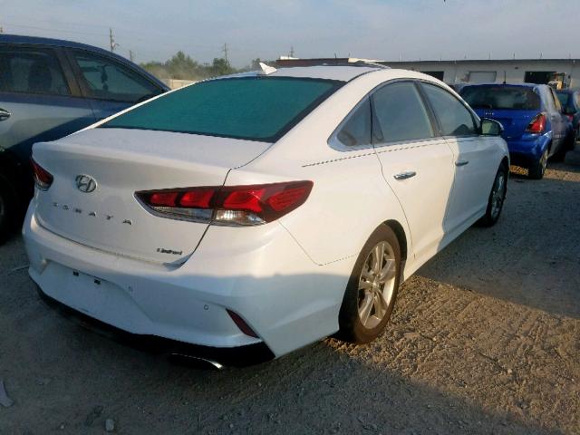 5NPE34AF3JH648394 - 2018 HYUNDAI SONATA SPO WHITE photo 4