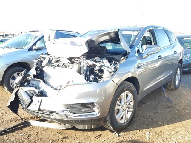 5GAERBKW1JJ212928 - 2018 BUICK ENCLAVE ES GRAY photo 2