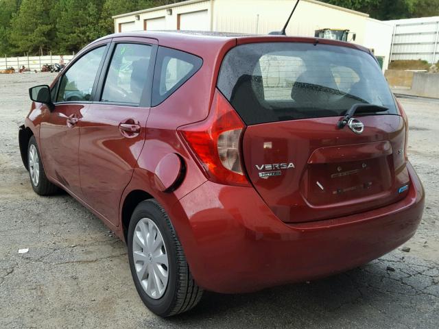 3N1CE2CP8GL396519 - 2016 NISSAN VERSA NOTE RED photo 3