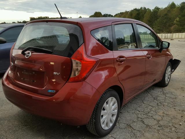 3N1CE2CP8GL396519 - 2016 NISSAN VERSA NOTE RED photo 4