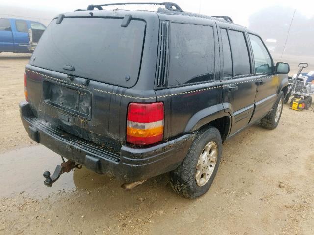 1J4GZ78Y6TC374200 - 1996 JEEP GRAND CHER BLACK photo 4