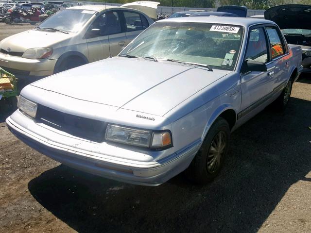 1G3AG55M5R6367608 - 1994 OLDSMOBILE CUTLASS CI BLUE photo 2