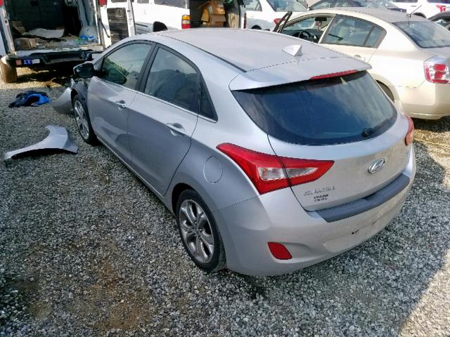 KMHD35LHXEU202637 - 2014 HYUNDAI ELANTRA GT SILVER photo 3