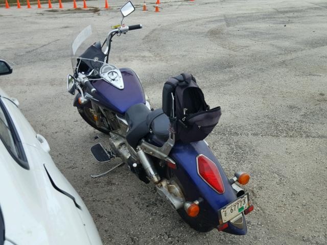 1HFSC52053A000753 - 2003 HONDA VT1300 S PURPLE photo 3