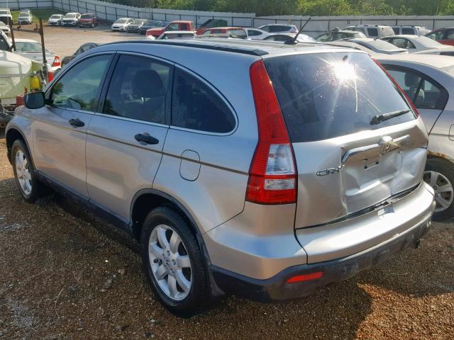 JHLRE48558C004235 - 2008 HONDA CR-V EX SILVER photo 3