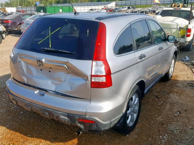 JHLRE48558C004235 - 2008 HONDA CR-V EX SILVER photo 4