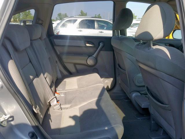 JHLRE48558C004235 - 2008 HONDA CR-V EX SILVER photo 6