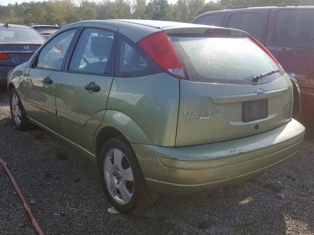 1FAFP37N37W334349 - 2007 FORD FOCUS ZX5 GREEN photo 3