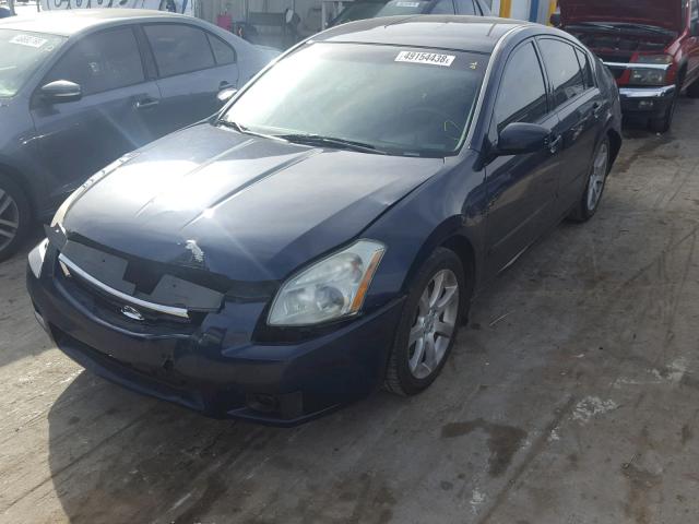 1N4BA41E07C860051 - 2007 NISSAN MAXIMA SE BLUE photo 2