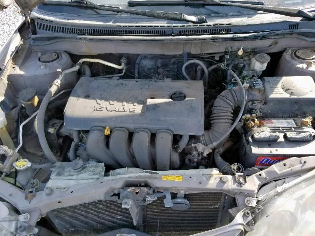 2T1BR32E44C270661 - 2004 TOYOTA COROLLA CE GRAY photo 7