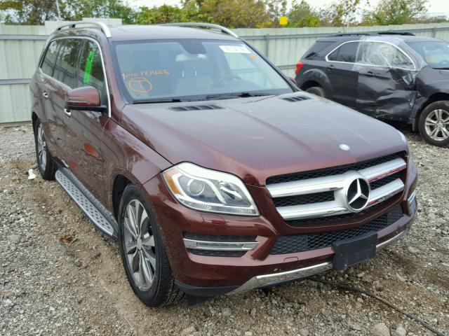 4JGDF7CEXDA181426 - 2013 MERCEDES-BENZ GL 450 4MA MAROON photo 1