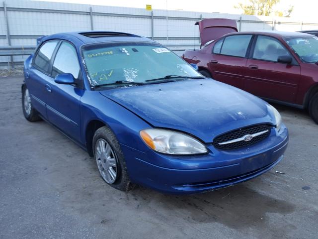 1FAFP56U93G110723 - 2003 FORD TAURUS SEL BLUE photo 1