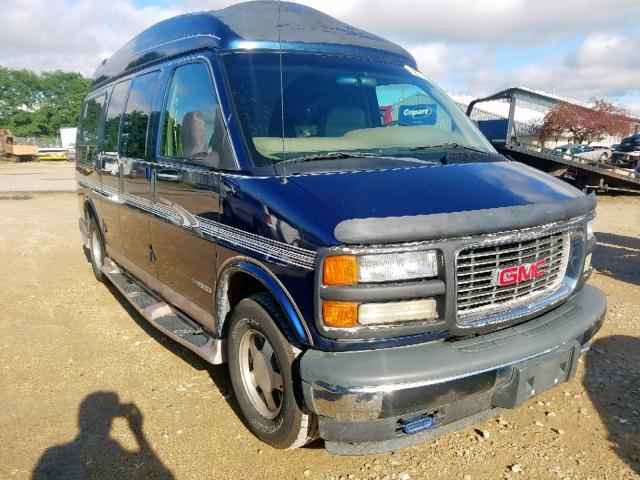 1GDFG15R611227591 - 2001 GMC SAVANA RV BLUE photo 1