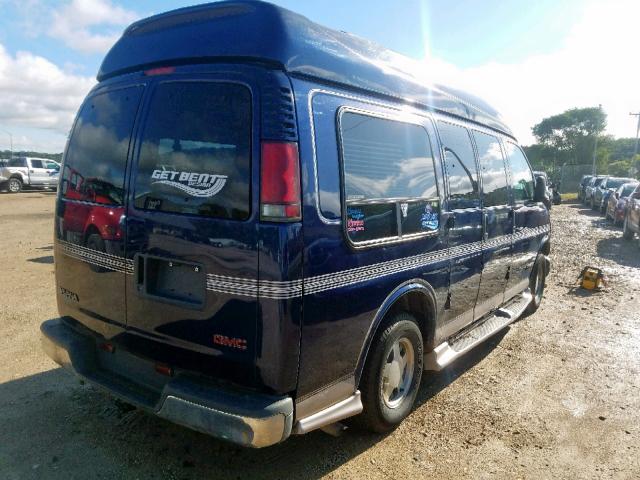 1GDFG15R611227591 - 2001 GMC SAVANA RV BLUE photo 4