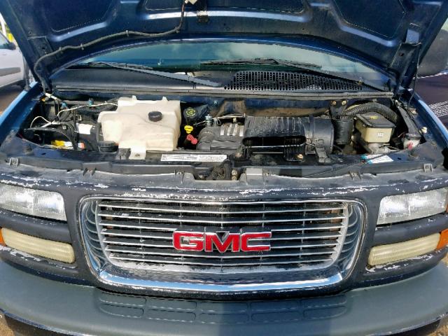 1GDFG15R611227591 - 2001 GMC SAVANA RV BLUE photo 7