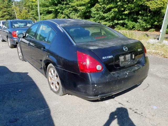 1N4BA41E17C821887 - 2007 NISSAN MAXIMA SE BLACK photo 3