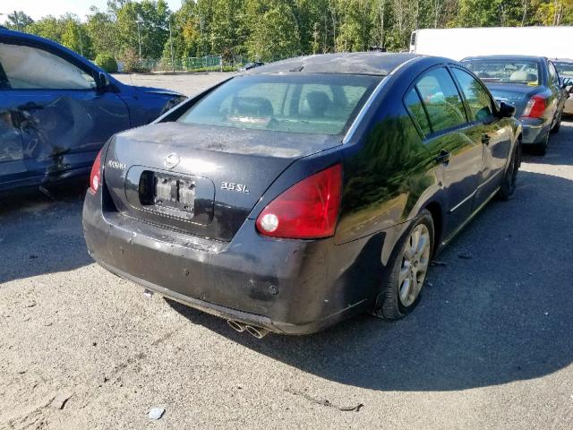 1N4BA41E17C821887 - 2007 NISSAN MAXIMA SE BLACK photo 4