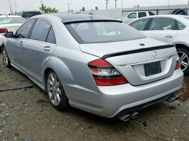 WDDNG71X97A062643 - 2007 MERCEDES-BENZ S 550 SILVER photo 3