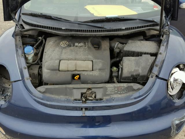 3VWCM31Y24M352469 - 2004 VOLKSWAGEN NEW BEETLE BLUE photo 7