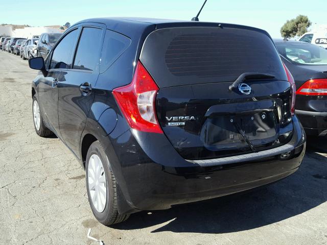 3N1CE2CP3GL396122 - 2016 NISSAN VERSA NOTE BLACK photo 3