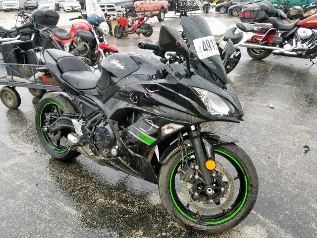 JKAEXEK18KDA30893 - 2019 KAWASAKI EX650 F BLACK photo 1