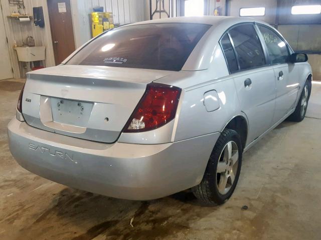 1G8AG52F24Z147902 - 2004 SATURN ION LEVEL SILVER photo 4