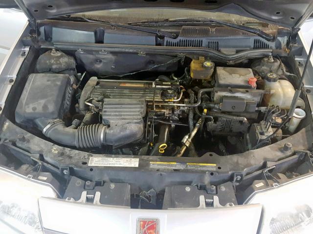 1G8AG52F24Z147902 - 2004 SATURN ION LEVEL SILVER photo 7