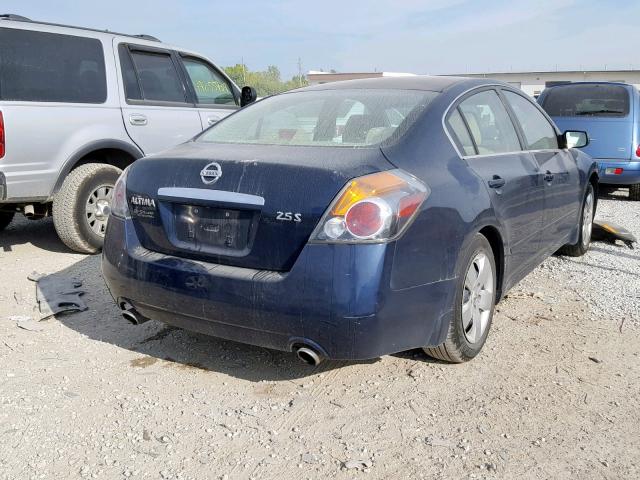 1N4AL21E07C196053 - 2007 NISSAN ALTIMA 2.5 BLUE photo 4