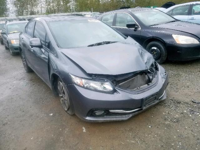 19XFB2F94DE200866 - 2013 HONDA CIVIC EXL 灰色 照片 1