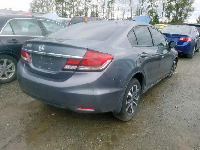 19XFB2F94DE200866 - 2013 HONDA CIVIC EXL 灰色 照片 4