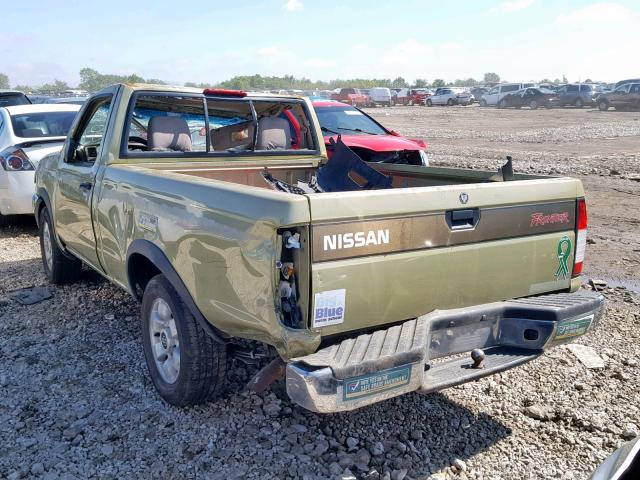 1N6DD21S9WC300528 - 1998 NISSAN FRONTIER X GREEN photo 3