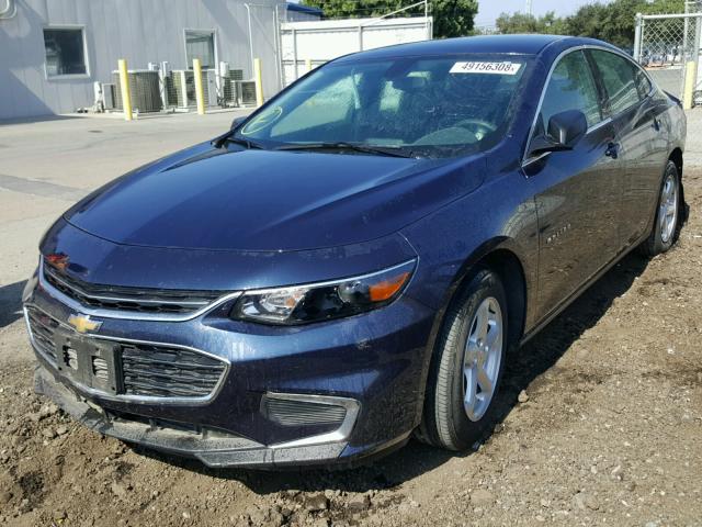 1G1ZB5STXJF175000 - 2018 CHEVROLET MALIBU LS 蓝色 照片 2