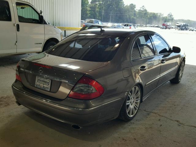 WDBUF72X28B325184 - 2008 MERCEDES-BENZ E 550 BROWN photo 4