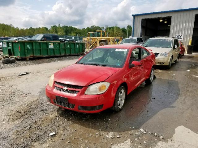 1G1AL15F777357264 - 2007 CHEVROLET COBALT LT RED photo 2