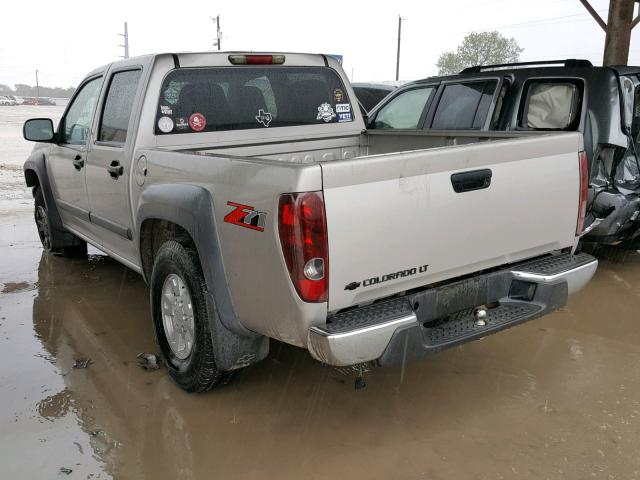 1GCDS13E778223852 - 2007 CHEVROLET COLORADO BEIGE photo 3