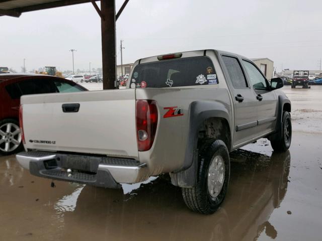 1GCDS13E778223852 - 2007 CHEVROLET COLORADO BEIGE photo 4