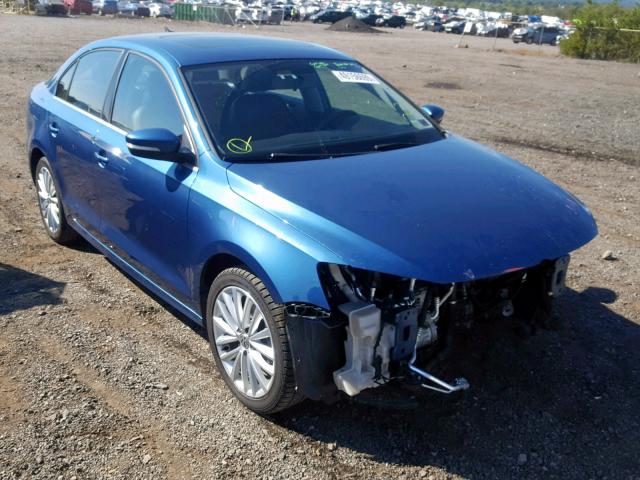 3VWLA7AJXFM328538 - 2015 VOLKSWAGEN JETTA TDI BLUE photo 1