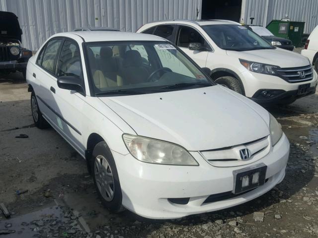 2HGES16305H506844 - 2005 HONDA CIVIC DX V WHITE photo 1