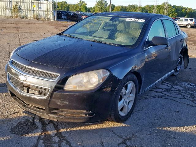 1G1ZB5E16BF145424 - 2011 CHEVROLET MALIBU LS BLACK photo 2