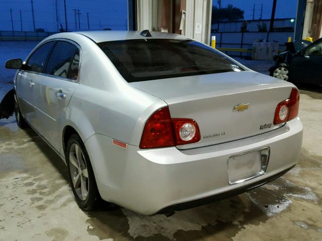 1G1ZC5E05CF203738 - 2012 CHEVROLET MALIBU 1LT SILVER photo 3