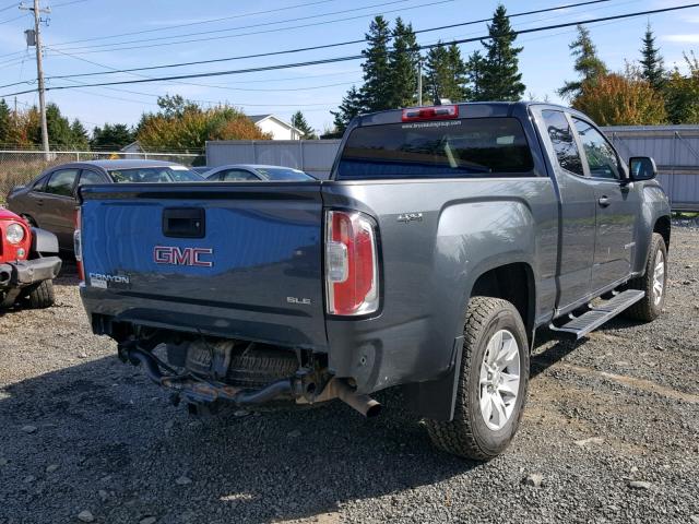 1GTH6BE3XF1158932 - 2015 GMC CANYON SLE GRAY photo 4