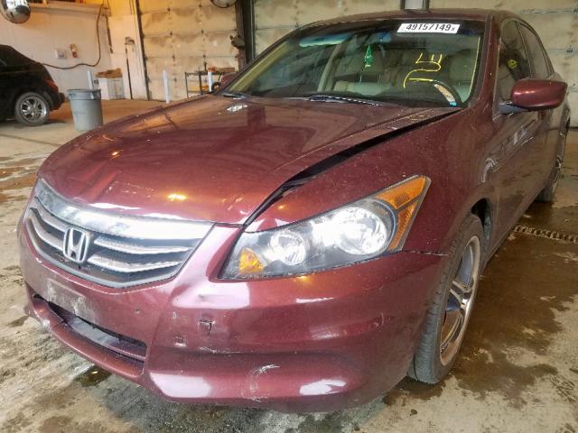 1HGCP2F83BA137093 - 2011 HONDA ACCORD EXL RED photo 2