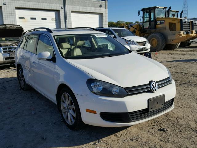 3VWTL7AJ6AM625051 - 2010 VOLKSWAGEN JETTA TDI WHITE photo 1