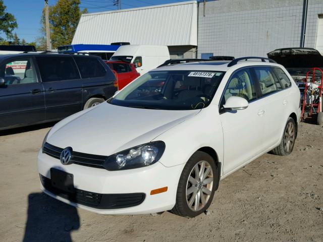 3VWTL7AJ6AM625051 - 2010 VOLKSWAGEN JETTA TDI WHITE photo 2