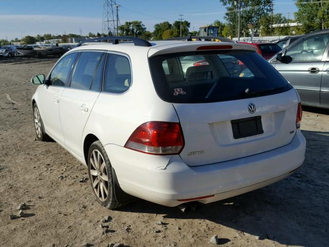 3VWTL7AJ6AM625051 - 2010 VOLKSWAGEN JETTA TDI WHITE photo 3