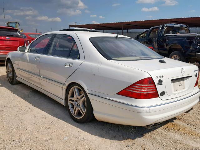WDBNG74J65A456470 - 2005 MERCEDES-BENZ S 55 AMG YELLOW photo 3