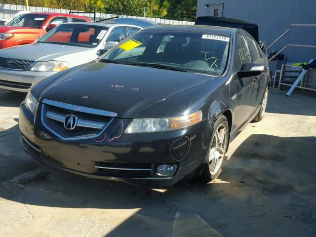 19UUA66288A803494 - 2008 ACURA TL BLACK photo 2