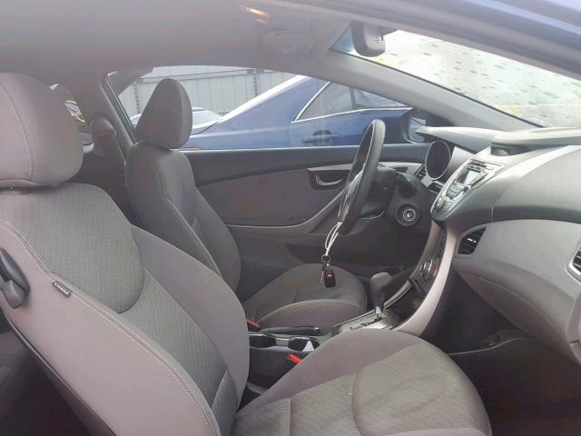 KMHDH6AE9DU012830 - 2013 HYUNDAI ELANTRA CO BLUE photo 5