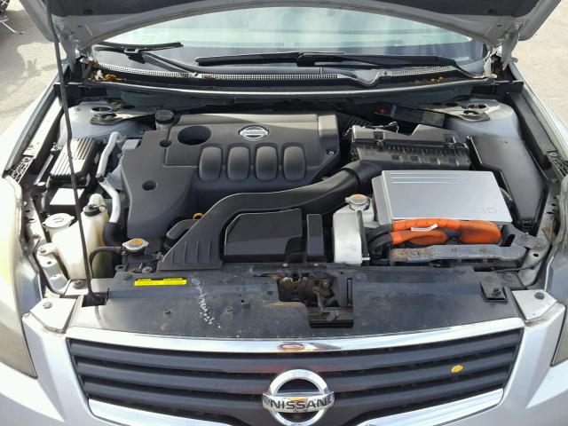 1N4CL21E37C216515 - 2007 NISSAN ALTIMA HYB SILVER photo 7